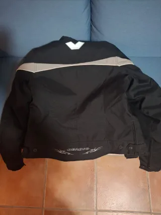 Chaqueta Bering Cordura Mujer Negra Gris