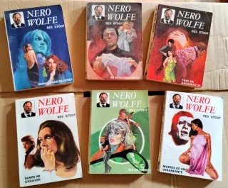 Lote 6 Libros Nero Wolfe -  Novela Negra