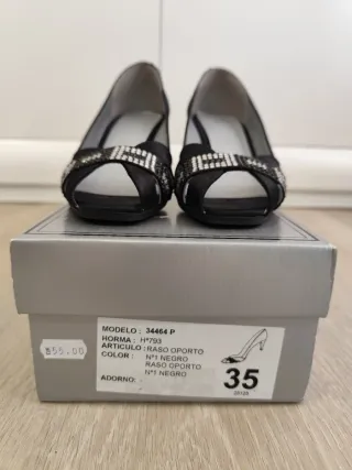 Zapatos de fiesta negros Talla 35 - 36