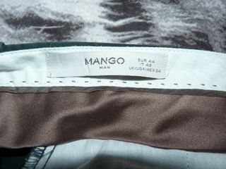 Pantalón chino verde Mango Man Talla 44
