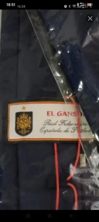 Corbata Selección Española Azul y Roja