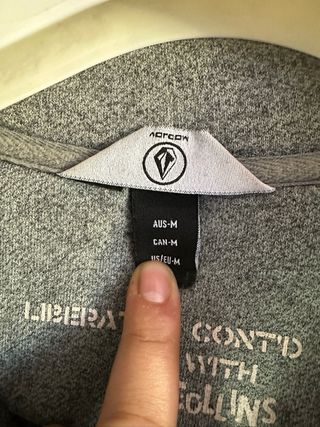 Felpa Volcom CJ Collins Polo Grigia Unisex Cotone