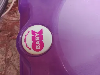 Bañera de bebé morada