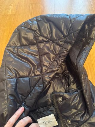 Chaleco plumífero Yerse negro