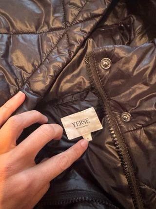 Chaleco plumífero Yerse negro