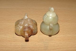 Conjunto di teiere orientali in miniatura Yixing dalla Cina