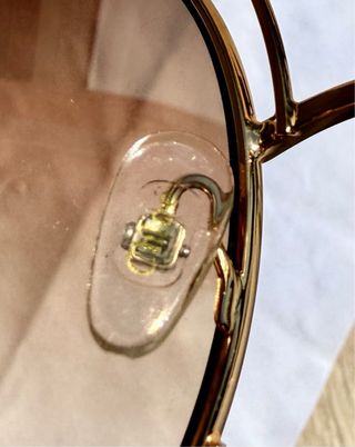 Gafas de sol Chloe doradas y marrones