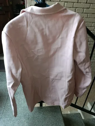 Chaqueta de piel rosa GREEN COLLECTION Talla XXL