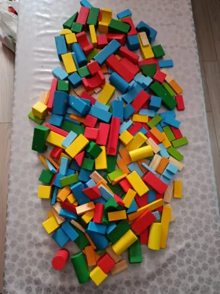 Bloques de construcción de madera