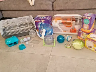 Jaula Hámster Habitrail Cristal + Accesorios