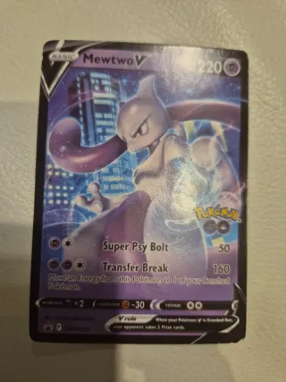 Carta Pokémon Mewtwo V 220 HP
