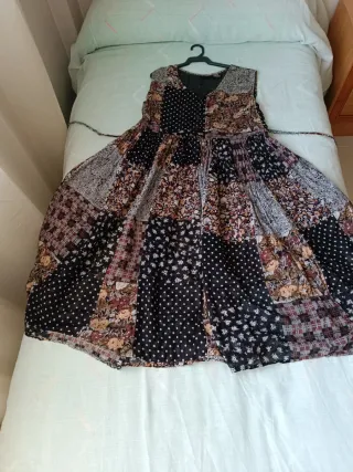 Vestido de verano patchwork talla única