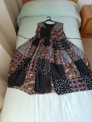 Vestido de verano patchwork talla única