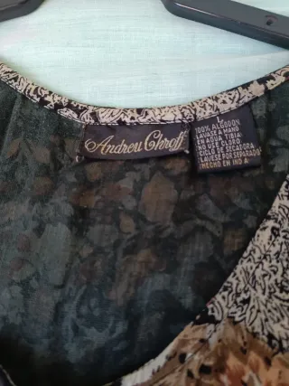 Vestido de verano patchwork talla única