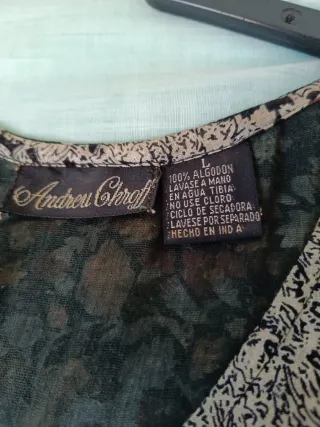 Vestido de verano patchwork talla única