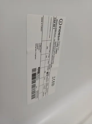 NEVERA INDESIT A+ 174X55 SEGUNDAMANO