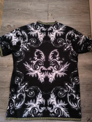 Camiseta Italia x Versace Negra