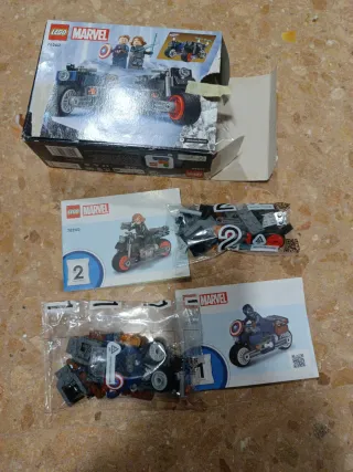 LEGO Marvel 76260 Black Widow y Capitán América