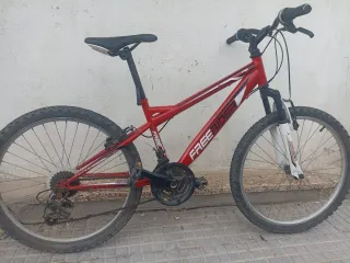 Bicicleta Montaña Roja Freerider