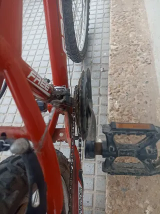 Bicicleta Montaña Roja Freerider
