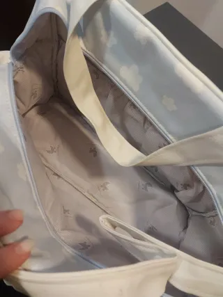 Bolso carrito bebé nubes