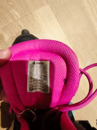 Patines en línea rosas talla ajustable 28-32