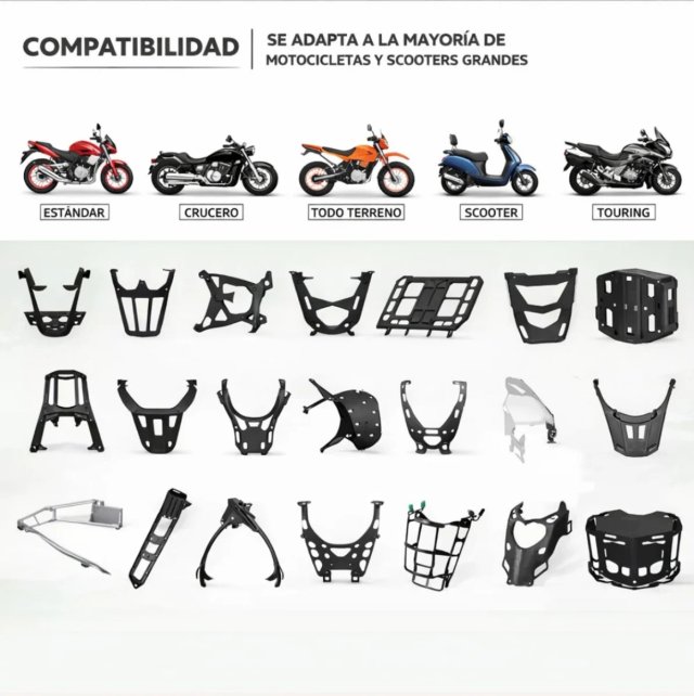 Maletas Laterales Moto con soporte [NUEVAS]
