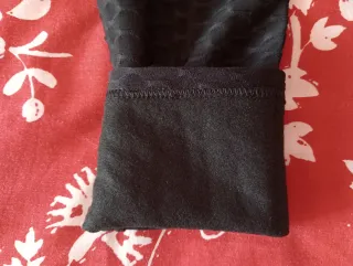 Leggings negros texturizados talla única