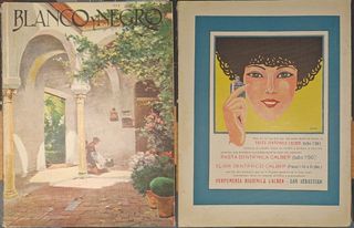 Lote revistas Blanco y Negro antiguas.