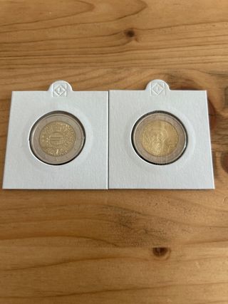 2 Monedas 2 Euros Francia 2012 Sin Circular