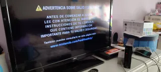 Nintendo Wii Consola Negra y Blanca + Accesorios