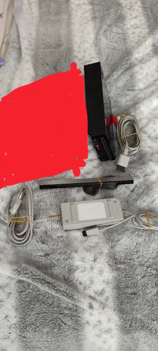 Nintendo Wii Consola Negra y Blanca + Accesorios