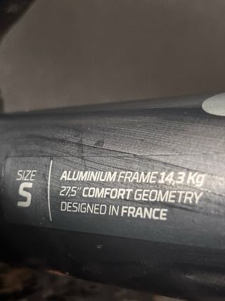 Bicicleta Rockrider Negra