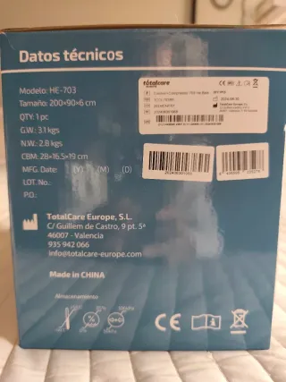 Materassino Antidecubito Totalcare TCOL703BE