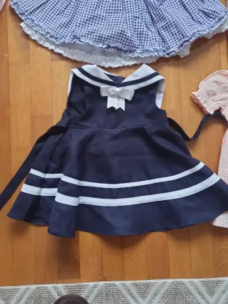 Lote vestidos bebé 1-6 meses