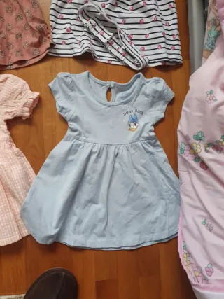 Lote vestidos bebé 1-6 meses