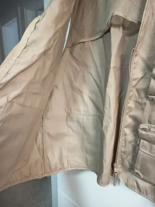 Giubbotto Pesca/Lavoro Beige Taglia XL