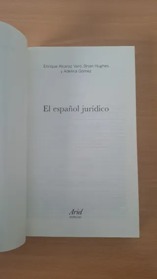 El español jurídico (Spanish Edition)