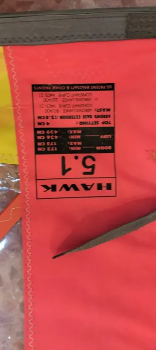 Vela Windsurf ARROWS HAWK 5.1