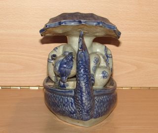 Almohada barco Dragón Tongzi reposa cabezas chino