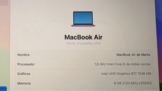 MacBook Air 13” 2019 Plata/Gris Espacial