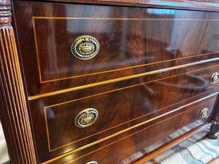 Cómoda Escritorio Antiguo Madera