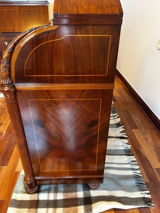 Cómoda Escritorio Antiguo Madera