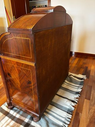 Cómoda Escritorio Antiguo Madera