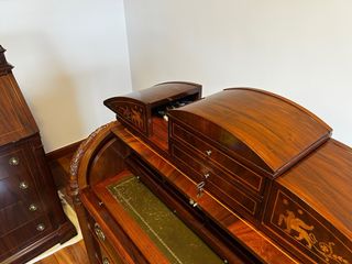 Cómoda Escritorio Antiguo Madera