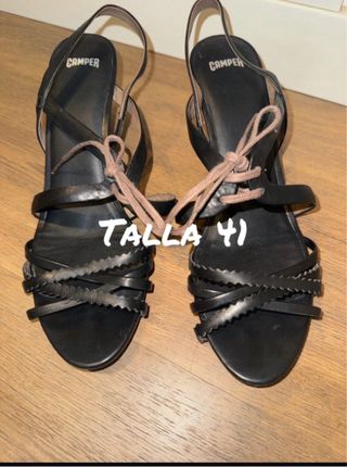 Sandalias Camper Tacon Bajo Talla 41
