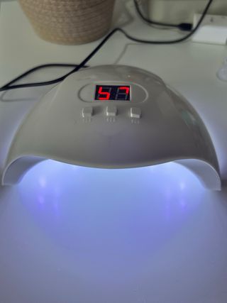 Lámpara LED UV para uñas incluido pinta uñas