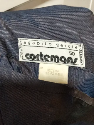 Chaqueta abrigo Agapito Garcia Talla 50