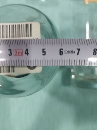 Lote 6 vasos tallados a mano