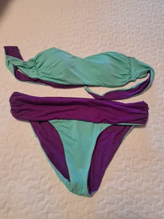 Bikini donna bicolore reversibile